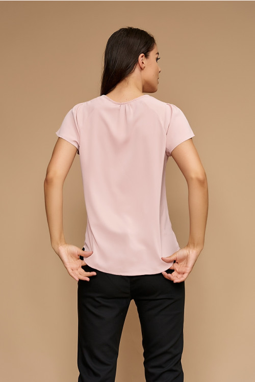 Bluza eleganta cu anchior M100 Roz