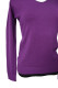 Pulover de dama clasic din vascoza cu anchior violet