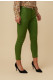 Pantaloni dama cropp 8707 Verde