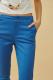 Pantaloni dama cu buzunare L063 Bleu